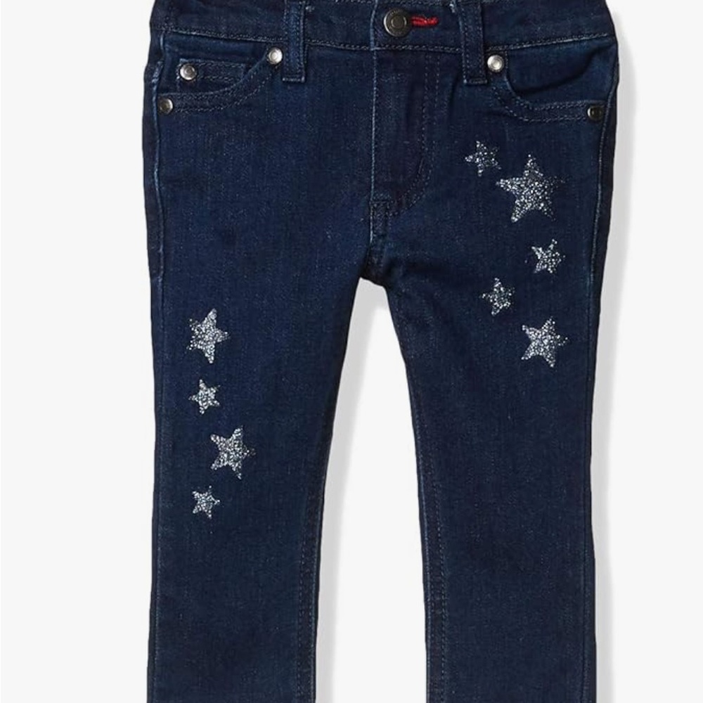 Tommy Hilfiger Girls Denim Jeans with Star Accents